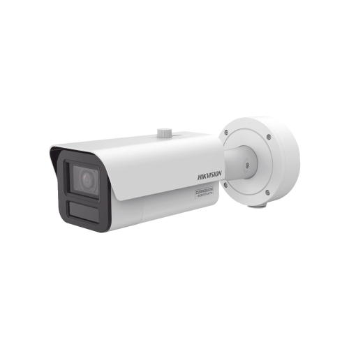 CÁMARA DE SEGURIDAD HIKVISION IP BULLET IR PARA EXTERIORES, ALÁMBRICO, 2688 X 1520 PIXELES, LENTE MOT. 8 A 32 MM, ANPR, RECONOCIMIENTO Y CAPTURA DE PLACAS VEHICULARES, WDR 150 DB, IP67, IK10, 100 MTS IR EXIR, MICRO SD HASTA 1 TB, DÍA/NOCHE, IDS-2CD7A46G2/P-IZHS/8
