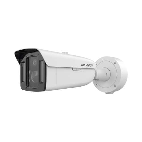 HIKVISION IDS-2CD8A48G0-XZS(5-20/4) [TandemVu] Bala IP Dual 4 Megapixel (2 Lentes), Lente Fijo (4 mm, ColorVu) y Lente Mot. (5 a 20 mm, DarkFighter X), Luz Dual (IR y Luz Blanca), IP67, IK10, Reconocimiento Facial, ACUSENSE, WDR 140 dB, DeepinVi