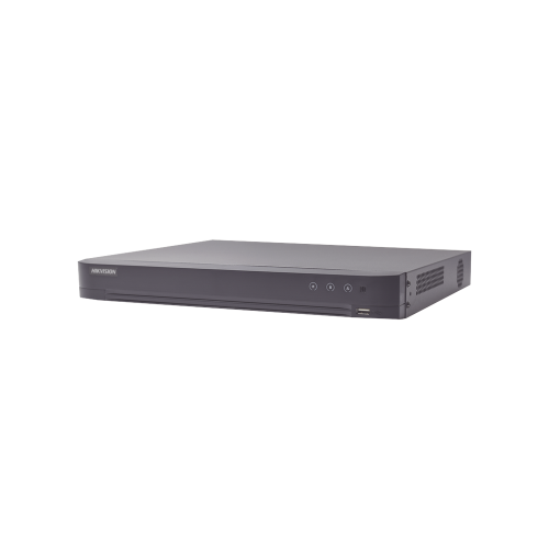 HIKVISION IDS-7204HUHI-M1/A/XT DVR 4 Canales TURBOHD + 4 Canales IP, 8 Megapixel (4K), Audio de dos vías por Coaxitron, ACUSENSE, Reconocimiento Facial, 1 Bahía de Disco Duro, Salida de Video en 4K, H.265+
