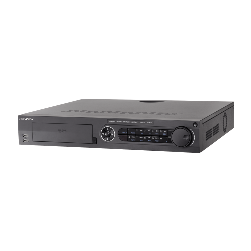 HIKVISION IDS-7332HQHI-M4/S(S) DVR 32 Canales TurboHD + 16 Canales IP, 3K Lite, 5 Megapixel Lite, 4 Bahías de Disco Duro, Audio por Coaxitron, AcuSense, POS, Videoanalisis, 16 Entradas y 4 salidas de Alarma