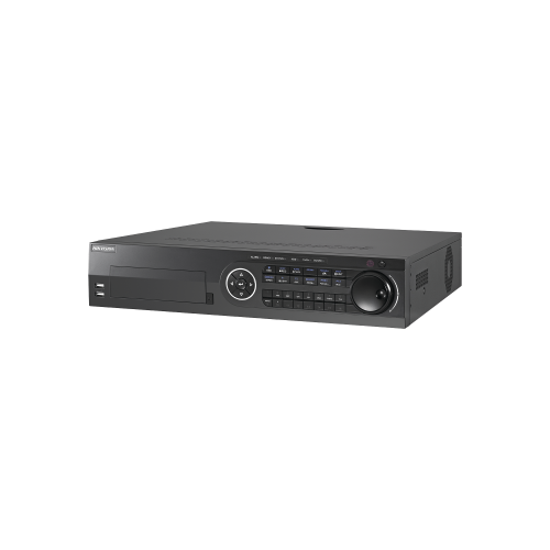 HIKVISION IDS-8116HQHI-M8/S(S) DVR 16 Canales TurboHD + 8 Canales IP, 3K, 5 Megapixel, 8 Bahías de Disco Duro, 16 Entradas de Audio Fisicas (Microfono por Separado), Audio por coaxitron, Acusense, 16 Entradas de Alarma, POS, H.265+