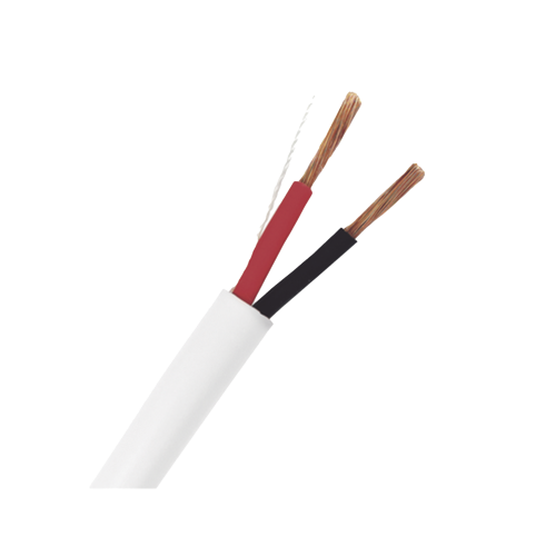 LINKEDPRO LP216W/1000 Bobina de Cable 305 Metros: 2 x 16 AWG, Color Blanco, CMR, Para Sistemas de Seguridad y Alarmas