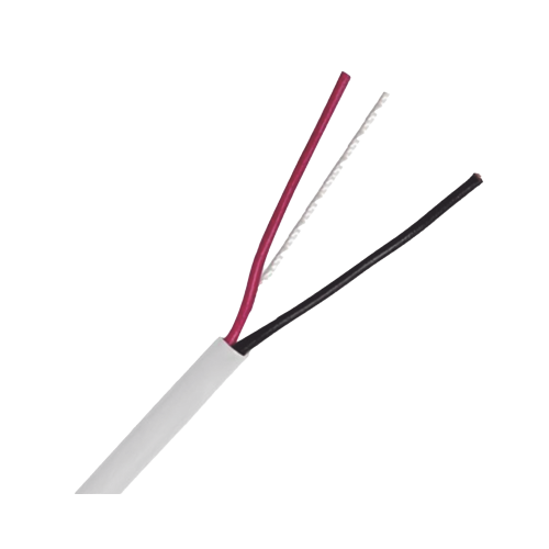 LINKEDPRO LP218W/1000 Cable 305 Metros: 2 x 18 AWG, Color Blanco, CM, Para Sistemas de Seguridad y Alarmas