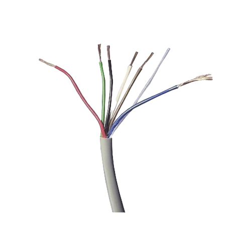 LINKEDPRO LP618W/1000 Bobina de Cable 305 Metros: 6 x 18 AWG, Color Blanco, CMR, Para Sistemas de Seguridad y Alarmas