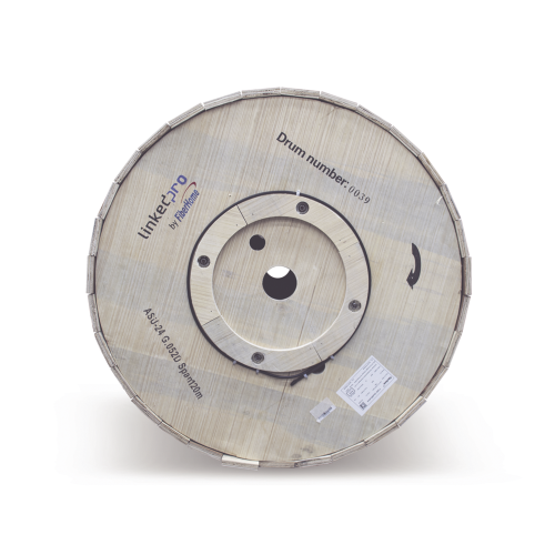 LINKEDPRO BY FIBERHOME MINI-ADSS-24C-S120/4KM Carrete de 4 km de Fibra Óptica Aérea Mini ADSS (ASU) G.652D, Monomodo de 24 Hilos, Exterior, Span 120, Loose Tube