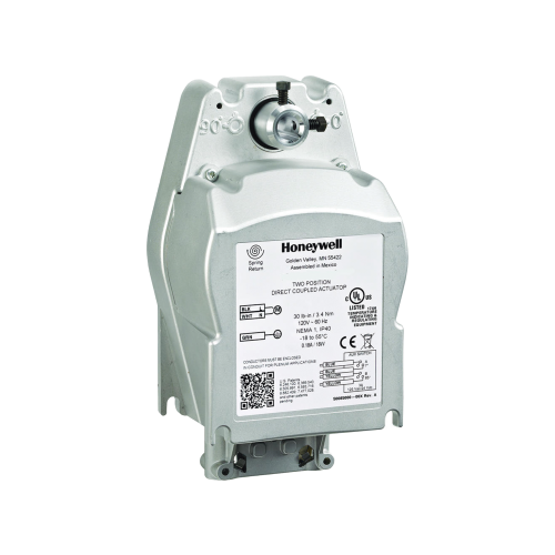 HONEYWELL BMS MS4109F1010/U Actuador de dos posiciones de acción rápida para fuego y humo