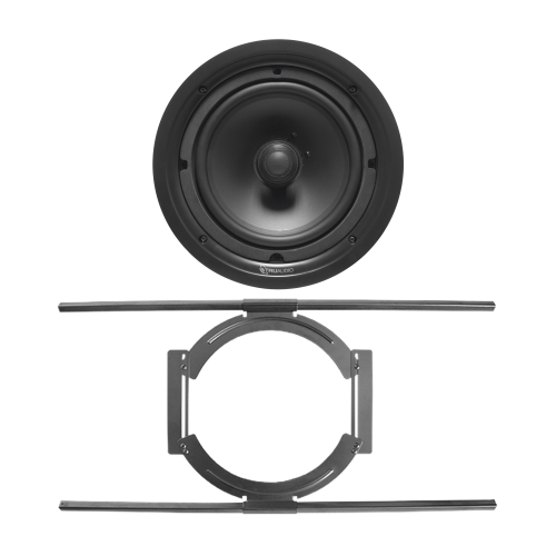 TRUAUDIO PP8/S KIT de Bocina de Techo TruAudio de 8in PP8 con Soporte de Acero Rígido para Techos Suspendidos