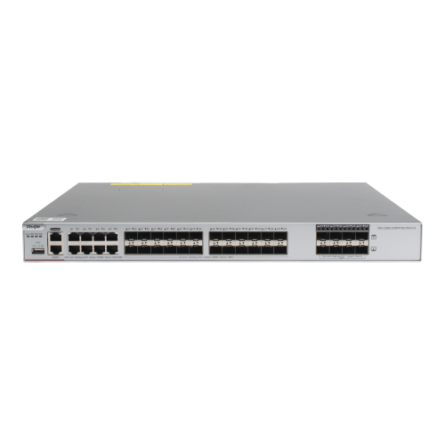 RUIJIE RG-CS85-24SFP/8GT8XS-D Switch Core Administrable Capa 3 con 8 puertos Gigabit, 24 SFP y 8 SFP+ Combo para fibra 10Gb, gestión gratuita desde la nube.