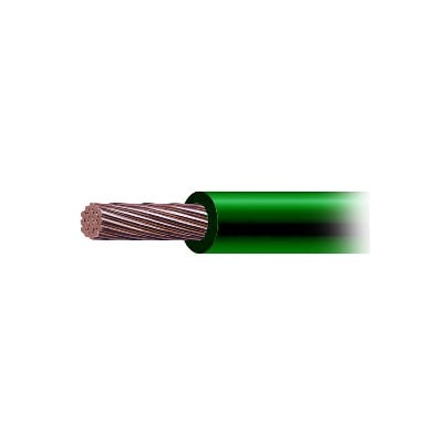 INDIANA SLY-287-GRN/100 Cable Eléctrico de Cobre Recubierto THW-LS Calibre 4 AWG 19 Hilos Color Verde (100 metros)