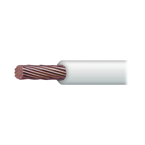 INDIANA SLY-287-WHT/100 Cable Eléctrico de Cobre Recubierto THW-LS Calibre 4 AWG 19 Hilos Color Blanco (100 metros)