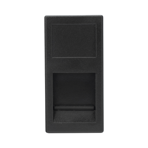 SIMON SM-1/2-KEY-G Medio Módulo Color Grafito con 1 Espacio para Jack Keystone, (KA76/14)