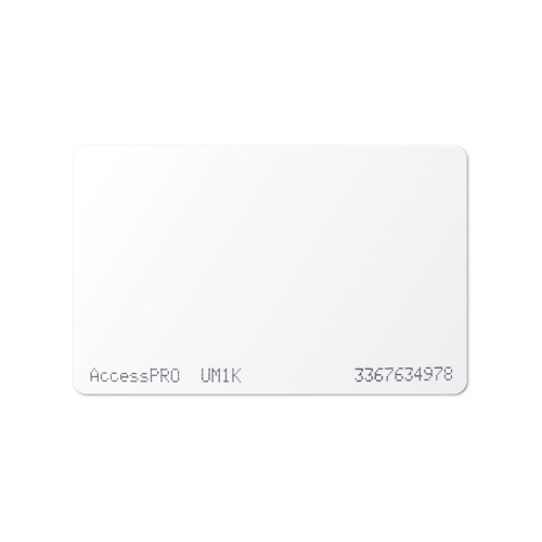 ACCESSPRO ACCESS-DUAL-UM Tarjeta Tecnología Dual: RFID (UHF) 900MHz/MIFARE; 13.56MHz Para Oficinas y Estacionamientos