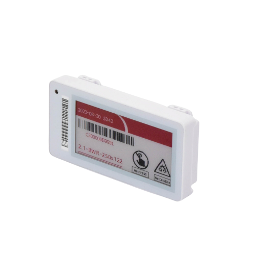 ACCESSPRO AP-TAG-21B/R Etiqueta de Tinta Electrónica, ESL, 2.1 Pulgadas, Uso en Estantes, Bluetooth