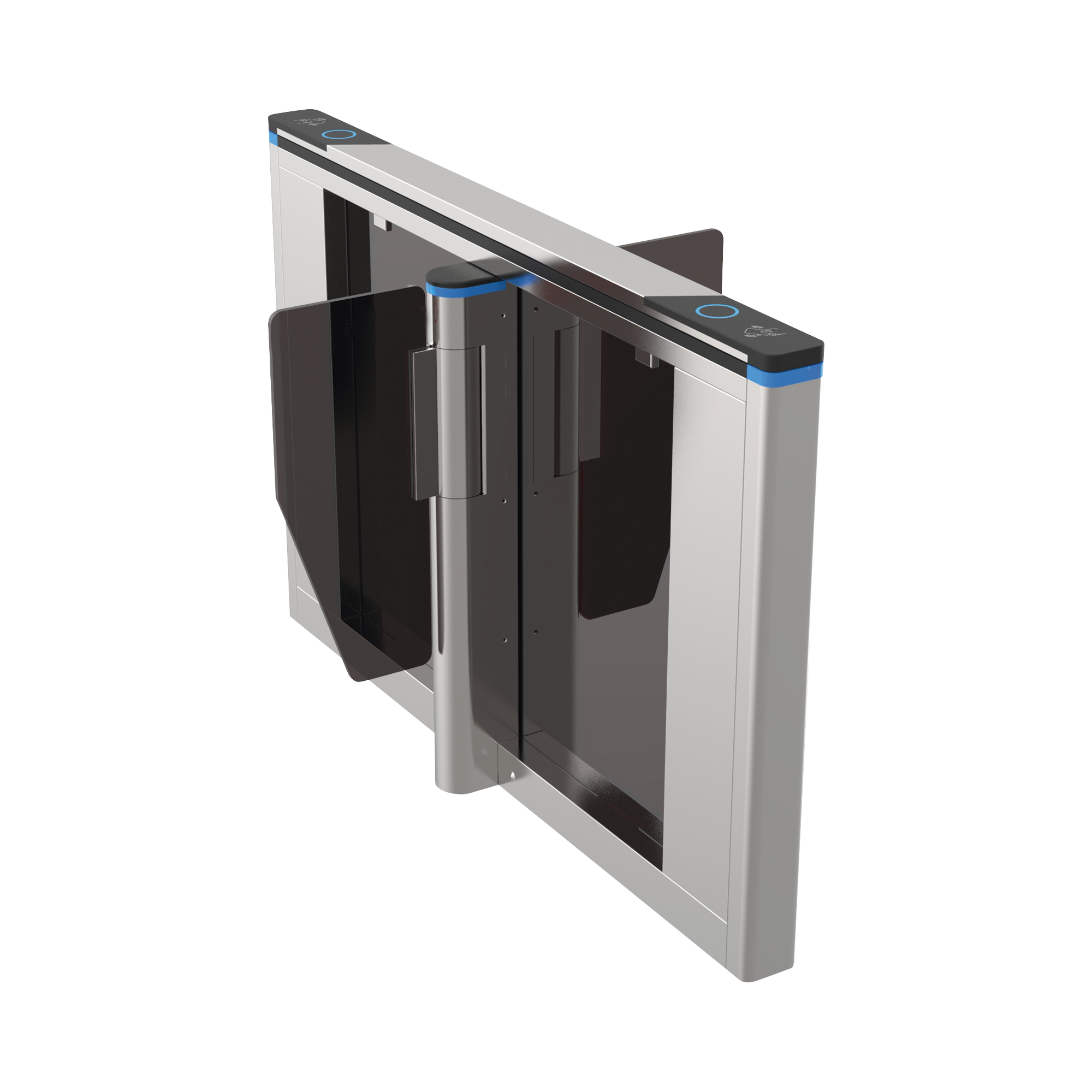 ACCESSPRO AP4000HDE Gabinete de expansion para Torniquete Óptico Bidireccional, El Más Estético, Hojas de Acrilico, 5,000,000 de Ciclos