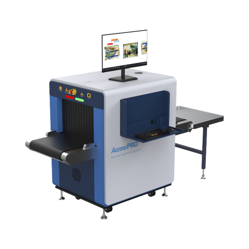 ACCESSPRO AP5030H Sistema de inspección por Rayos X para equipaje de mano con túnel de 50 x 30 cms. Escaneo mejorado y detección de explosivos. Puesta en marcha y capacitación incluida