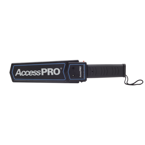 ACCESSPRO APME-POR Detector de Metal Portátil para Objetos Pequeños, Protección IP31, Indicador LED, Vibración y Alarma Audible Simultanea, Para Inspección a Detalle