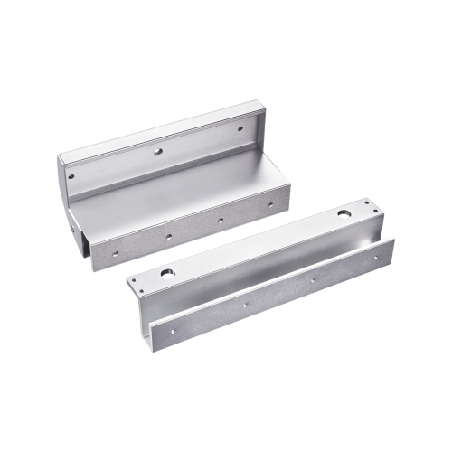 ACCESSPRO BU600NDLED Montajes en U para puertas de Solo Cristal ( puerta y marco) para uso con Chapa Magnética MAG600NLED y MAG600NTLED