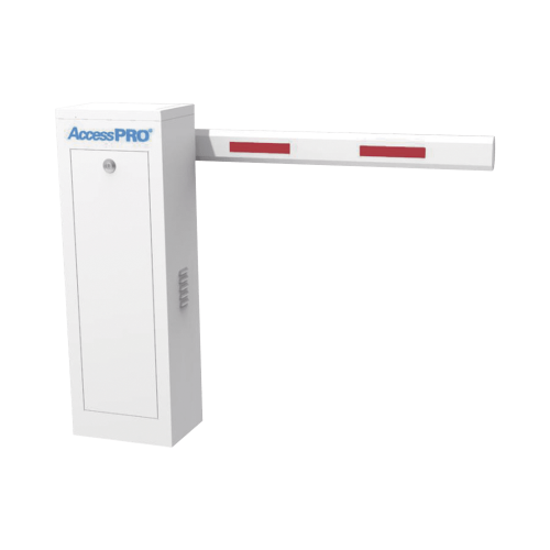 ACCESSPRO KT-XBS-6MR Kit de Barrera Vehicular Derecha con Brazo Telescópico, Soporta brazo Telescópico de hasta 6 metros, Tiempo de Apertura 6 segundos