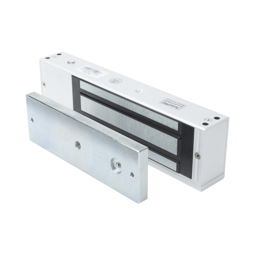 AccessPRO MAG1200NLED Chapa magnética de 1200 lbs, Sensor de la placa, Uso en Interior/ LED indicador ultrabrillante