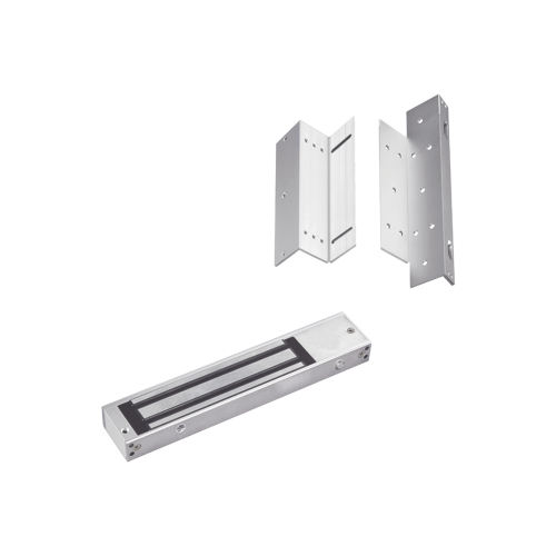 ACCESSPRO MAG600NLEDK Kit para control de acceso incluye Chapa magnética de 600Lbs, Montajes L y Z