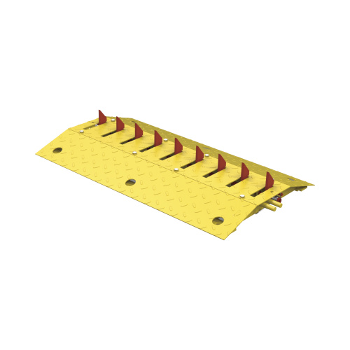 ACCESSPRO XB-TK-A Sección de Picos Ponchallantas de Uso Rudo, Máxima Carga Soportada de 10,000 kg por Eje
