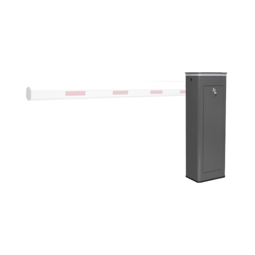 ACCESSPRO XBF-3003-L Barrera Vehicular Izquierda, Soporta Brazo de Hasta 3 m, Apertura en 1.5 s, Final de Carrera Ajustable por Programación, Movimiento Fluido, Diseño Elegante Color Gris, Con Corona Semaforizada