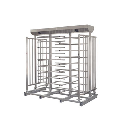 ACCESSPRO XT-200-L Torniquete Doble de Cuerpo Completo, 100% Acero Inoxidable, Diseño Elegante