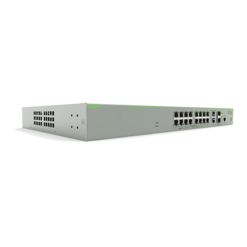 ALLIED TELESIS AT-FS980M-18PS-10 Switch PoE+ Administrable CentreCOM FS980M, Capa 3 de 16 Puertos 10/100 Mbps + 2 puertos RJ45 Gigabit/SFP Combo, 250W