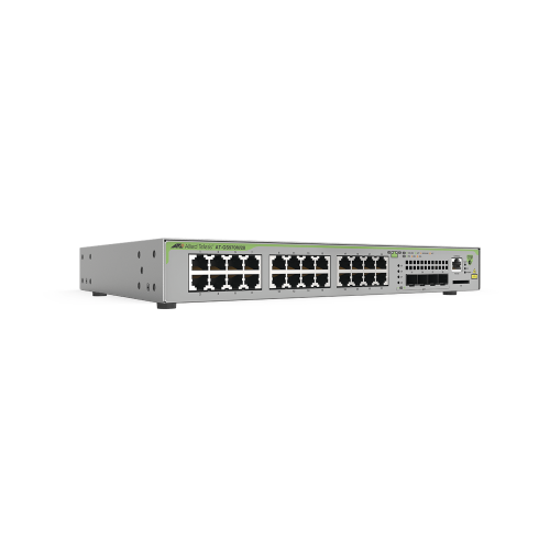 ALLIED TELESIS AT-GS970M/28-10 Switch Administrable CentreCOM GS970M, Capa 3 de 24 Puertos 10/100/1000 Mbps + 4 SFP Gigabit