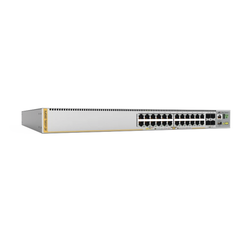 ALLIED TELESIS AT-X530L-28GPX-90 Switch L3 Stackable, 24x 10/100/1000-T PoE+, 4x SFP+, Fuente redundante integradas 740 Watts (TAA compliant version)
