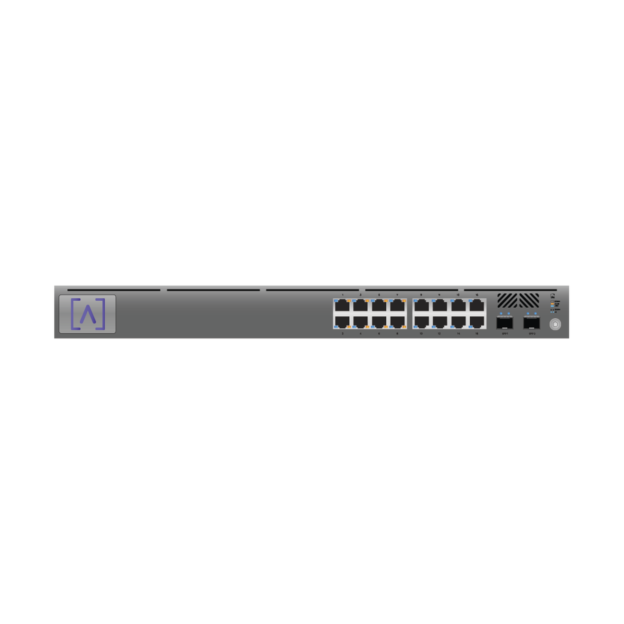 ALTA LABS S16-POE Switch Gigabit PoE+ Administrable, 16 puertos 10/100/1000 Mbps + 2 Puertos SFP Uplink, Presupuesto PoE hasta 120W, Administración Gratuita en la Nube