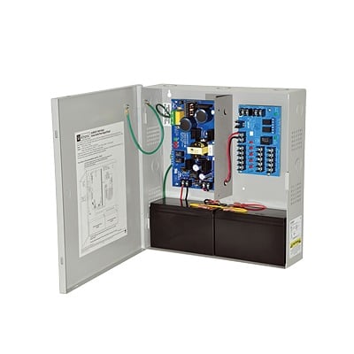 ALTRONIX AL-600-ULM 12 o 24 Vcc @ 6 A, fuente tipo control, 1 entrada, 5 salidas, aplicaciones en control de acceso, cctv, incendio , capacidad de baterías, Se requiere baterías.