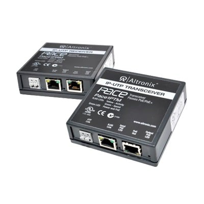 ALTRONIX PACE-1PR-MT Kit extensor IP y PoE por cable UTP CAT5E hasta 500 mts @ 100 mbps
