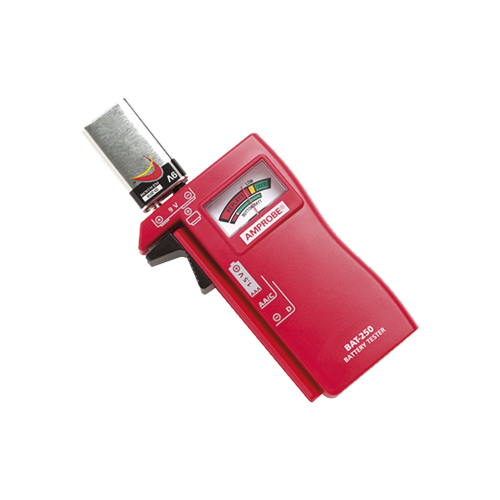 AMPROBE BAT-250 Probador de Baterías 9 Vcc, 1.5 Vcc [AA-AAA-C-D]