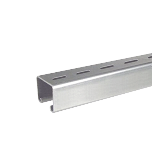 ANCLO ANC-UOE4X4 Unicanal Perforado 4 x 4 cm x 3 m, Calibre 16, Galvanizado Electrolítico.