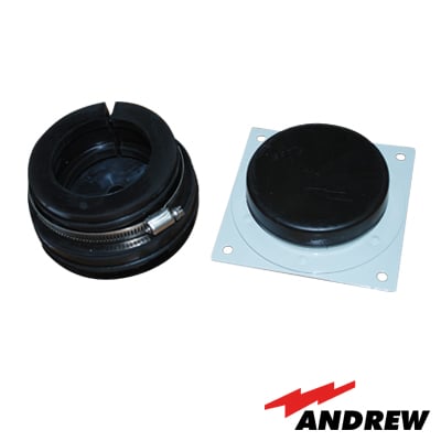 ANDREW, COMMSCOPE SCE-12 Placa y goma pasamuro para cable coaxial de 1/2″