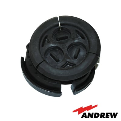 ANDREW, COMMSCOPE SEC-378 Bota pasamuro de 4″. Incluye 3 orificios para cable coaxial de 7/8″