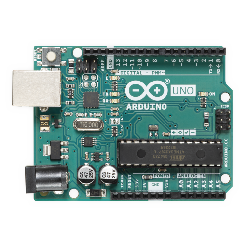 ARDUINO LLC A-000066 Arduino UNO REV3, Una gran herramienta para iniciar en el mundo de la electrónica y la programación, Chip reemplazable, Adaptador para batería 9v