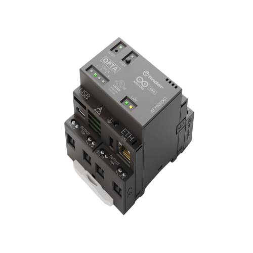 ARDUINO LLC AFX-00001 Arduino Opta RS485, Integración en industria, soporta múltiples lenguajes de programación, Ethernet,USB-C,RS-485