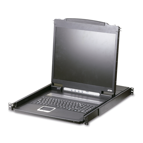 ATEN CL1000N Consola LCD VGA PS/2 de 19 pulgadas con cable (US99KB/USKB/SPKB)/con (EE. UU./UE) ATEN.