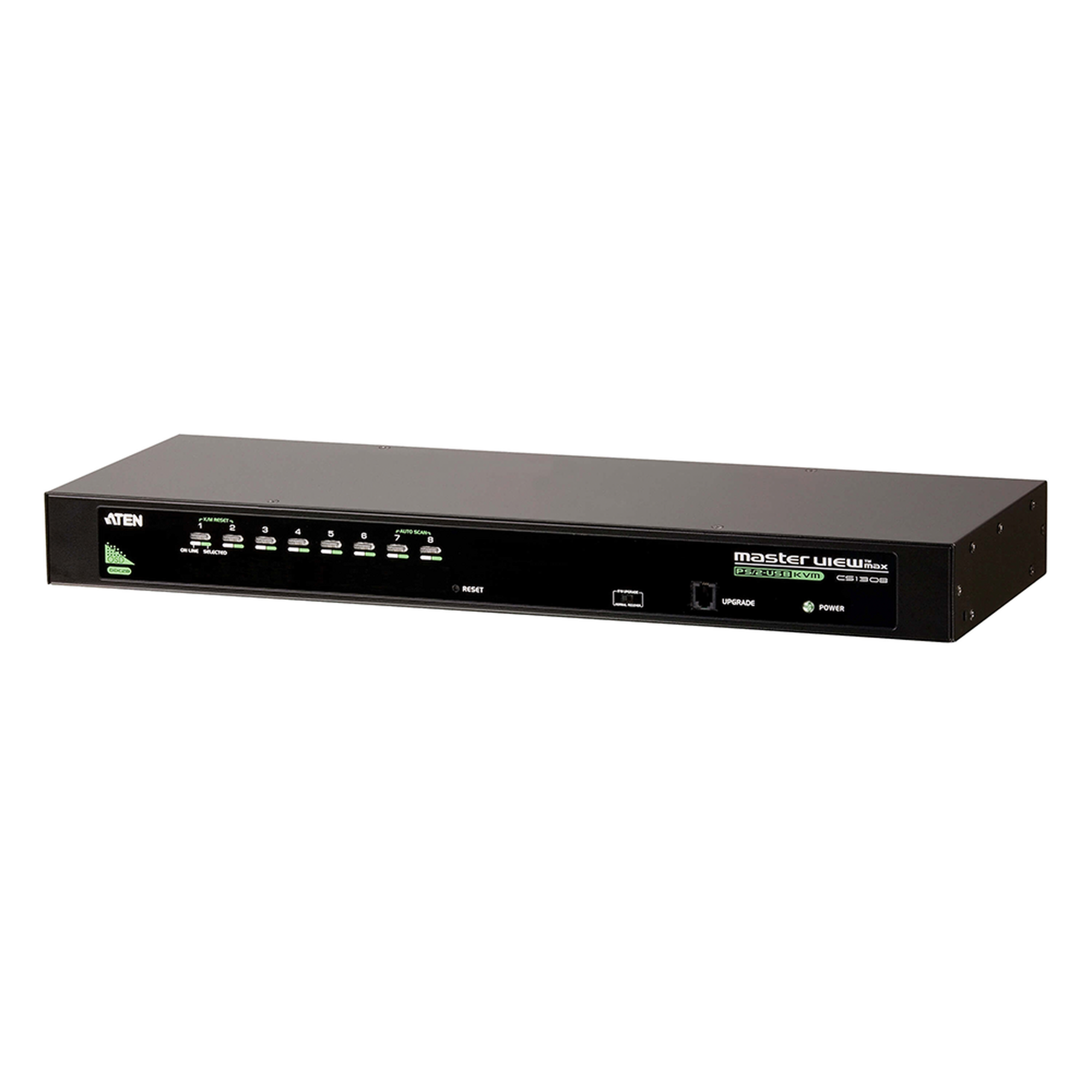ATEN CS1308 Conmutador KVM VGA PS/2-USB de 8 puertos /Cascada/W/(EE.UU./UE/SALIDA) ADP. ATEN