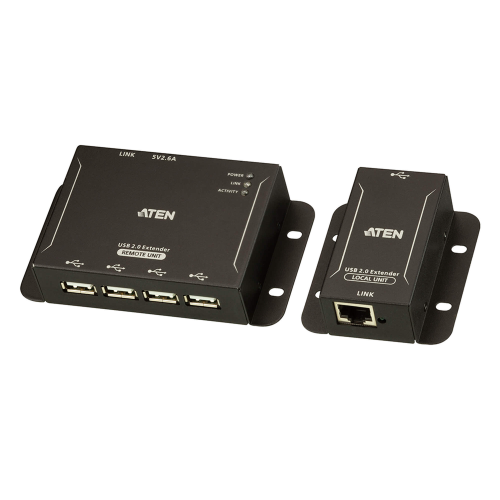 ATEN UCE3250 Extensor USB 2.0 |Cat 5| Hub de 4 puertos | hasta 50 metros