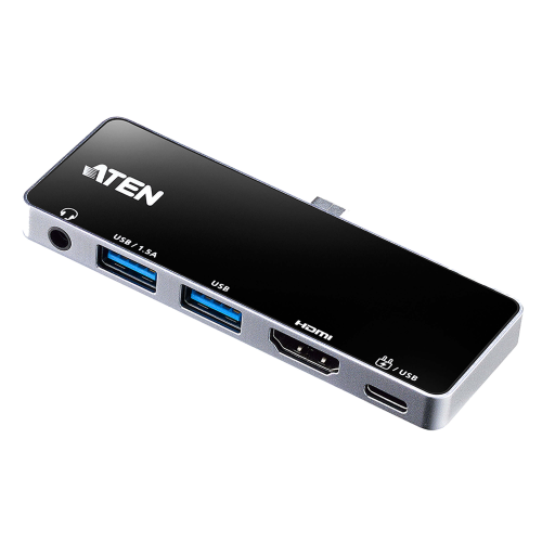 ATEN UH3238 USB-C Travel Dock con Power Pass-Through