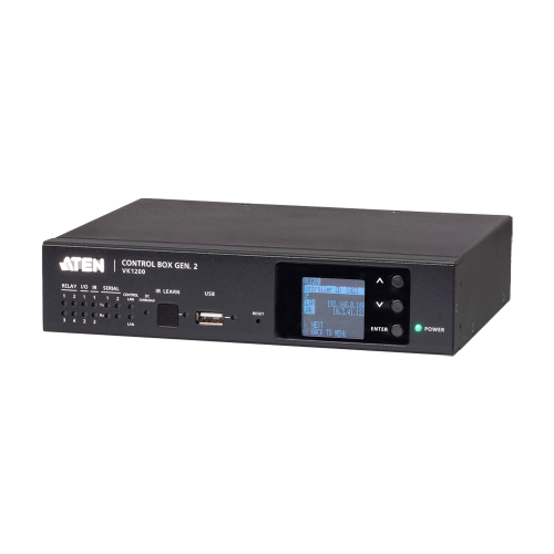 ATEN VK1200 Sistema de control ATEN| Caja de control compacta Gen. 2 | CPU de cuatro núcleos | 2/1 GB de memoria | Monitor LCD | LAN doble y aislada