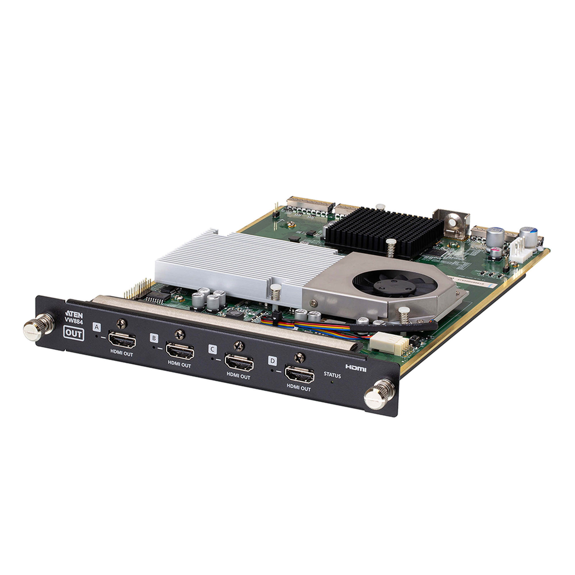 ATEN VW884 Tarjeta de Salida HDMI 4K | 4 Puertos | HDCP 2.2 | EDID Expert | Seamless Switch | Compatible con VW3620
