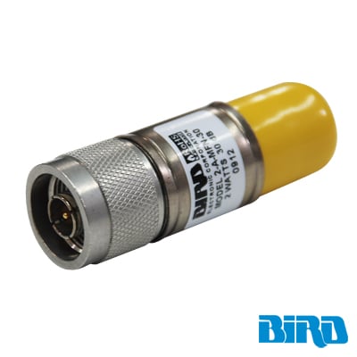 BIRD TECHNOLOGIES 2AMFN-30 Atenuador en Línea de 30 dB, 2 W. Máximo, CD-4 GHz, Conectores N Macho-Hembra.