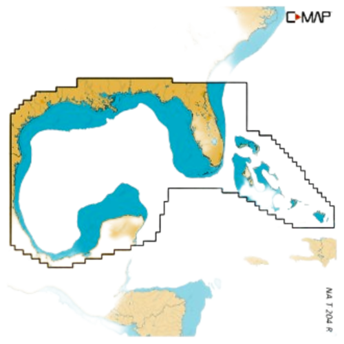 C-MAP M-NA-T-204-R-MS Carta Náutica C-MAP REVEAL X, Integración con Simrad NSX, Mapas Vectoriales Complejos, Batimetría de Alta Resolución, Modos Día y Noche, Actualizaciones Gratuitas por 12 Meses, Herramienta Inspector de Mapas, Reli