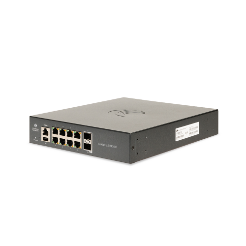 CAMBIUM NETWORKS MX-EX1010XXA-0 Switch cnMatrix EX1010 de 8 puertos Gigabit Ethernet y 2 SFP, Capa 2, gestión en la nube