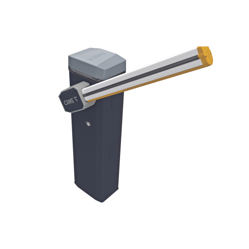 CAME KT-GT-6 Kit De Barrera Vehicular GT8 Con Brazo Recto de 6 Metros, Apertura Izquierda o Derecha Configurable en Campo