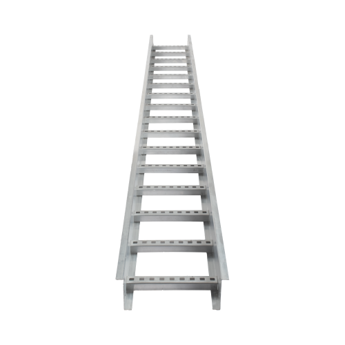 CHAROFIL CH-E89PX9AK Escalera de Aluminio Portacables, Perfil Z, Peralte 3 1/4″ /Paso 9″, Ancho 9″, 3.66 metros, Capacidad Máx. 205 Cables, Incluye Cople Union y Tornillería